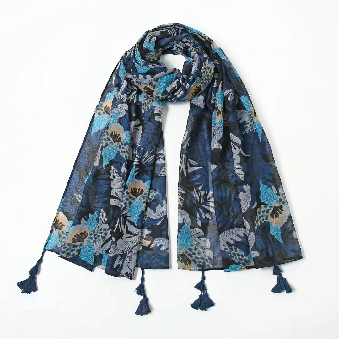 2021 Fashion Leaf Print Tassel Scarf Shawls Long Soft Flower Pattern Scarves Hijab Wrap 2 Color Free Shipping
2021 Fashion Leaf Print Tassel Scarf Shawls Long Soft Flower Pattern Scarves Hijab Wrap 2 Color Free Shipping