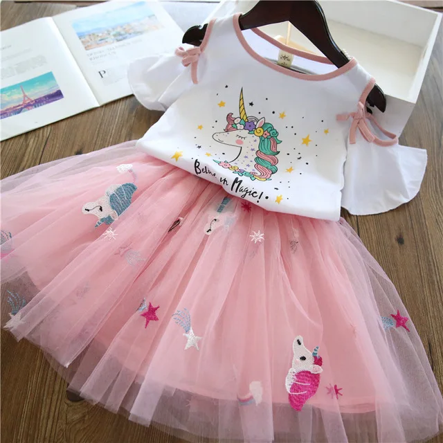 Children Clothing 2021 Summer Girls Clothes T-shirt+Tutu Skirt Kids Sport Suit Tracksuit For Girls Clothing Sets 3 4 5 6 7 Year
Children Clothing 2021 Summer Girls Clothes T-shirt+Tutu Skirt Kids Sport Suit Tracksuit For Girls Clothing Sets 3 4 5 6 7 Year
