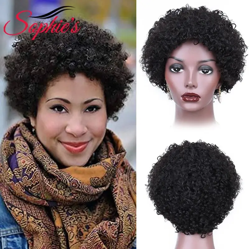 Sophie's Jerry Curly Human Hair Wigs For Women Brazilian Remy Hair Full Machine Made 150% Density 8 Inch Short Human Wigs
Sophie's Jerry Curly Human Hair Wigs For Women Brazilian Remy Hair Full Machine Made 150% Density 8 Inch Short Human Wigs