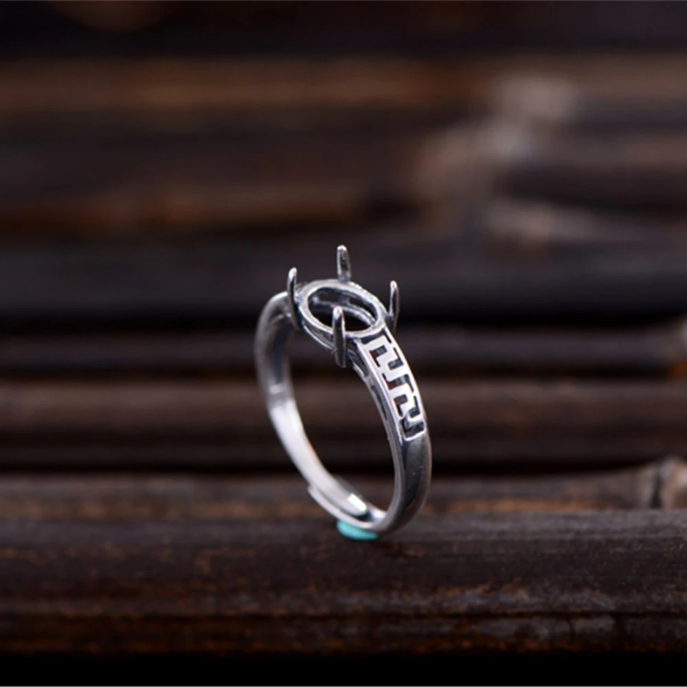 Ring Blank (7x9mm/8X10mm Oval Blank) Adjustable Thai Sterling Silver Ring Base Antique Style Oval Cabochon Ring Setting R416B
Ring Blank (7x9mm/8X10mm Oval Blank) Adjustable Thai Sterling Silver Ring Base Antique Style Oval Cabochon Ring Setting R416B