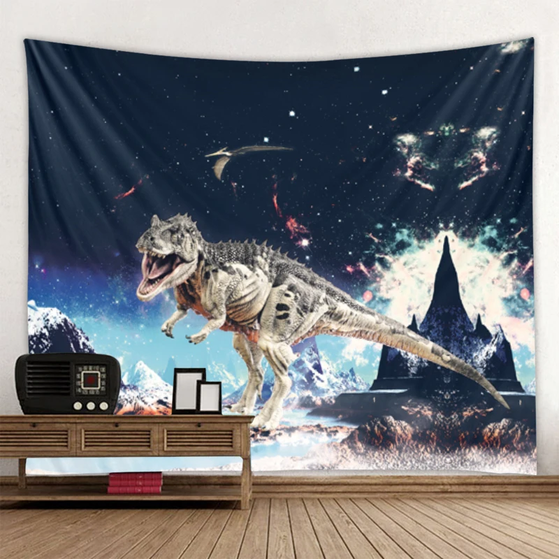 Dinosaur World Tapestry Art Deco Blanket Curtain Hanging Home Bedroom Living Room Decoration Mysterious Bohemia
Dinosaur World Tapestry Art Deco Blanket Curtain Hanging Home Bedroom Living Room Decoration Mysterious Bohemia
