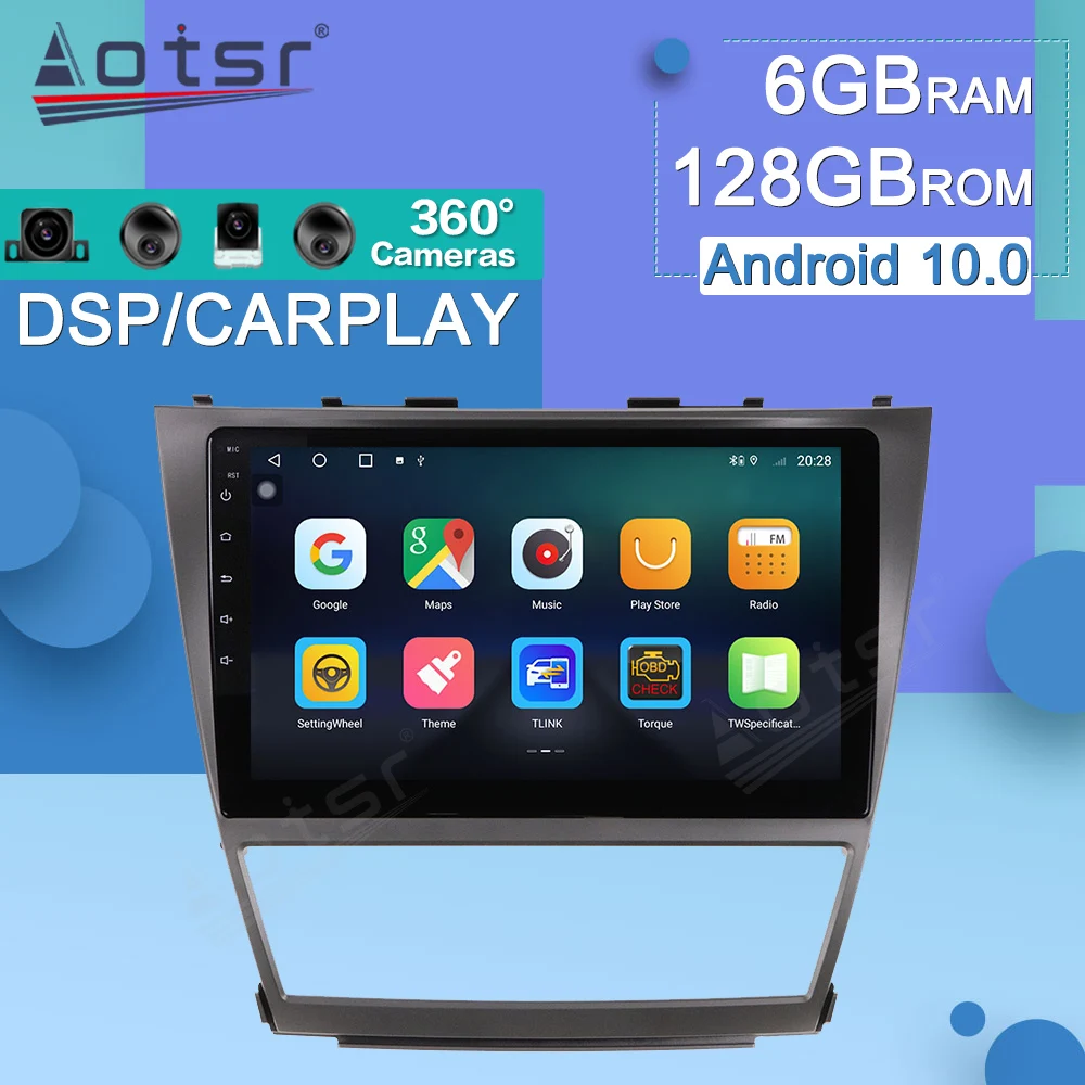 For Toyota Camry 6 XV 40 50 2006 - 2011 Car Radio With Screen Multimedia Video Player Navigation GPS 2 Din Stereo Receiver DSP
For Toyota Camry 6 XV 40 50 2006 - 2011 Car Radio With Screen Multimedia Video Player Navigation GPS 2 Din Stereo Receiver DSP