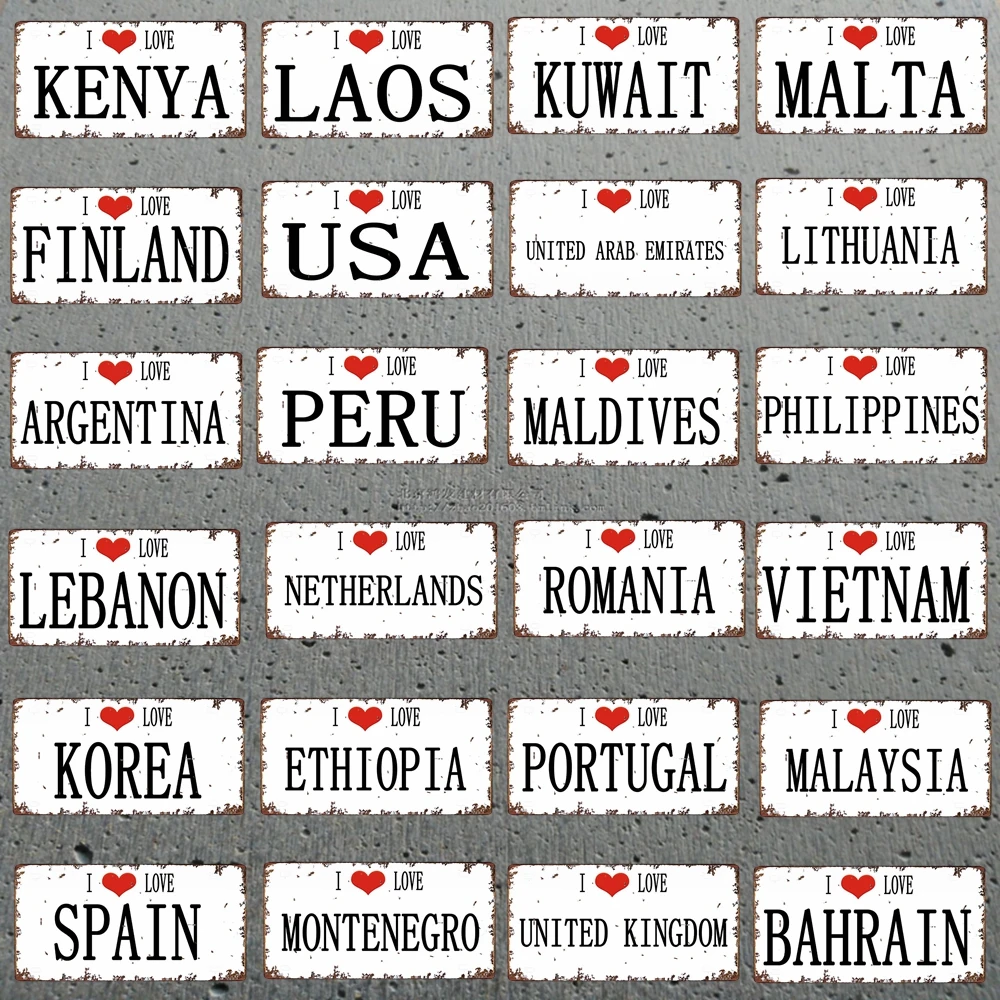 I love Spain City Travel сувенирная табличка, металлическая винтажная этиленция, жестяной знак, стена, паб, магазин, домашнее искусство, украшение 30x15 с...
I love Spain City Travel сувенирная табличка, металлическая винтажная этиленция, жестяной знак, стена, паб, магазин, домашнее искусство, украшение 30x15 с...