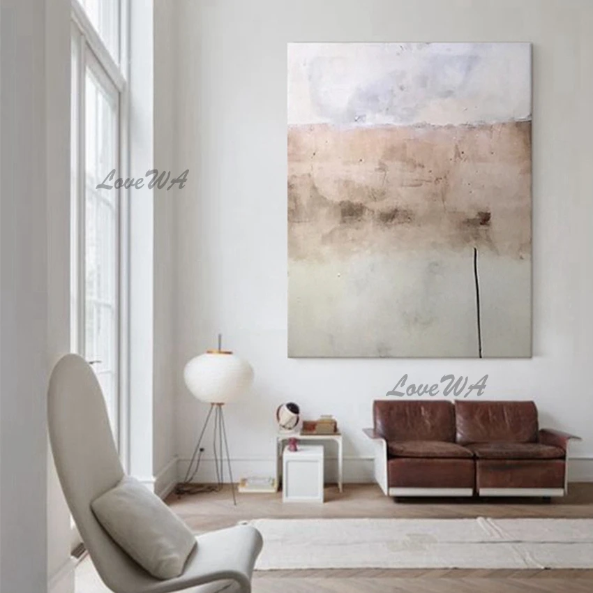 Light Color Handmade Large Lliving Room Wall Picture Unframed Canvas Art Hand Painted Abstract Painting Home Decoration Wall Art
Light Color Handmade Large Lliving Room Wall Picture Unframed Canvas Art Hand Painted Abstract Painting Home Decoration Wall Art
