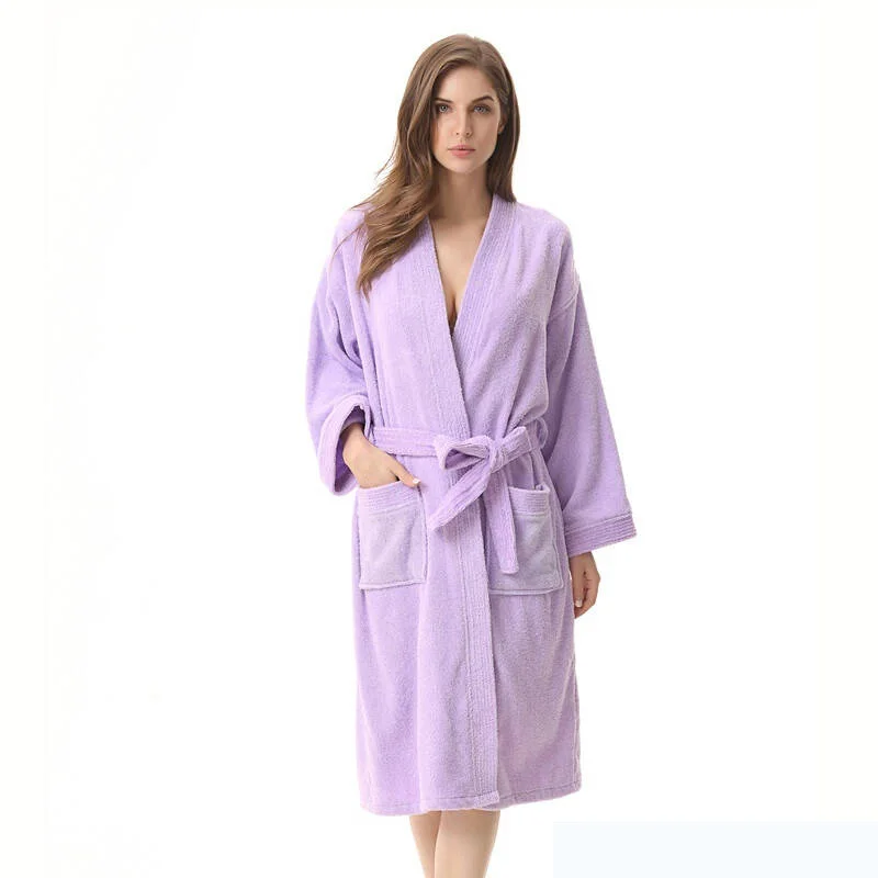 Toweling Robe 100% Cotton Unisex Robe Bath Robe Men And Women Sleeprobe Double faced Terry Sleeprobe Females Casual Homewear
Toweling Robe 100% Cotton Unisex Robe Bath Robe Men And Women Sleeprobe Double faced Terry Sleeprobe Females Casual Homewear