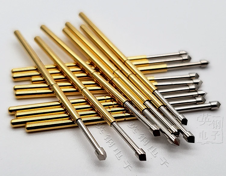 P100-T2 Test Needle 1.5MM Three-sided Pointed Probe 100MIL Pogo Pin 1.7MM Hole Needle
P100-T2 Test Needle 1.5MM Three-sided Pointed Probe 100MIL Pogo Pin 1.7MM Hole Needle