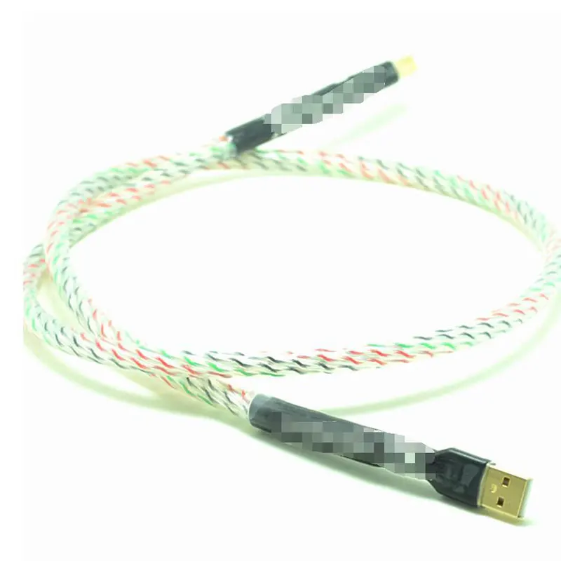 Hifi 5 cores Valhalla Top-rated Silver Plated + shield USB Cable High Quality Type A to Type B Hifi Data Cable For DAC
Hifi 5 cores Valhalla Top-rated Silver Plated + shield USB Cable High Quality Type A to Type B Hifi Data Cable For DAC