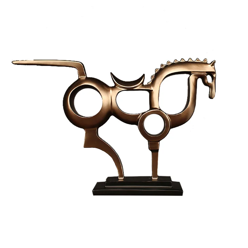 VINTAGE HORSE MODEL FIGURINES HOME DECORATION CRAFTS ABSTRACT DESIGN ANIMAL SCULPTURE STATUE RESIN ORNAMENT OFFICE SHOWCASE PROP
VINTAGE HORSE MODEL FIGURINES HOME DECORATION CRAFTS ABSTRACT DESIGN ANIMAL SCULPTURE STATUE RESIN ORNAMENT OFFICE SHOWCASE PROP