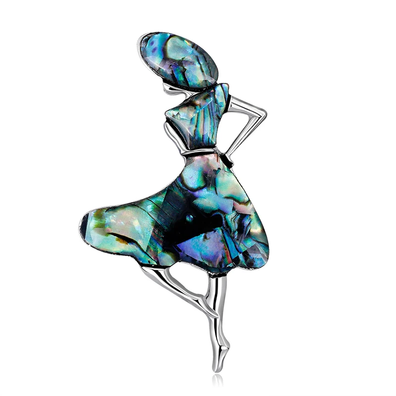 Free Shipping Personality versatile abalone shell dancing girl brooch Women Men Gift Brooch
Free Shipping Personality versatile abalone shell dancing girl brooch Women Men Gift Brooch