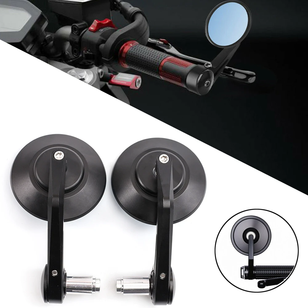 Black Motorcycle rear view mirror 7/8" Round CNC cafe racer parts motorcycle side mirror bar end motorbike espejos moto
Black Motorcycle rear view mirror 7/8" Round CNC cafe racer parts motorcycle side mirror bar end motorbike espejos moto