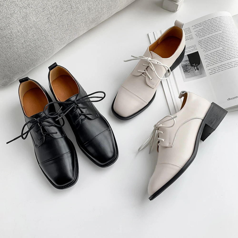 Women Flats New British Style Oxford Shoes Women Vintage Casual Lace Up Pu Flats Shoes Female Genuine Leather Mujer Ladies Shoes
Women Flats New British Style Oxford Shoes Women Vintage Casual Lace Up Pu Flats Shoes Female Genuine Leather Mujer Ladies Shoes
