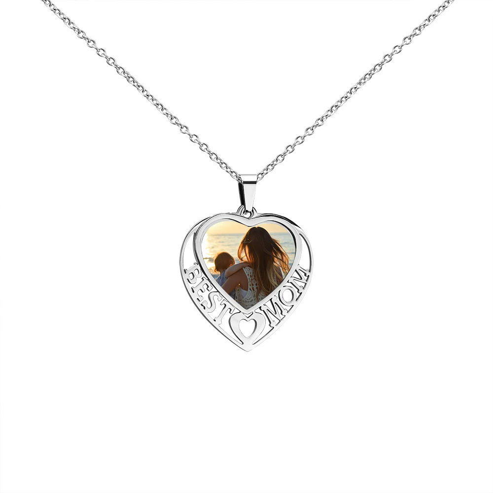 Custom Photo Necklace Photo Heart Necklace Jewelry Gift for Mom Mother's day gift Best Mom Gift
Custom Photo Necklace Photo Heart Necklace Jewelry Gift for Mom Mother's day gift Best Mom Gift