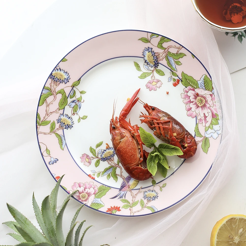 British high grade English afternoon tea dim sum plate steak plate high grade gift gift creative flat plate
British high grade English afternoon tea dim sum plate steak plate high grade gift gift creative flat plate