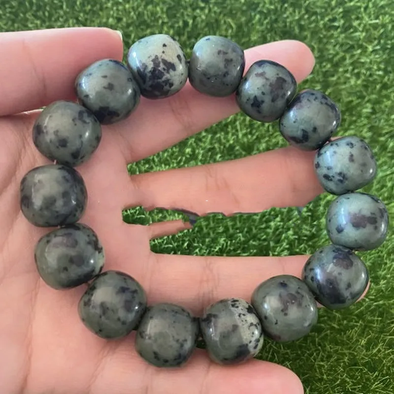 Pure Natural Tibetan Jade Medicine King Stone Bracelet Health Care Men and Women Bracelet Jewelry
Pure Natural Tibetan Jade Medicine King Stone Bracelet Health Care Men and Women Bracelet Jewelry