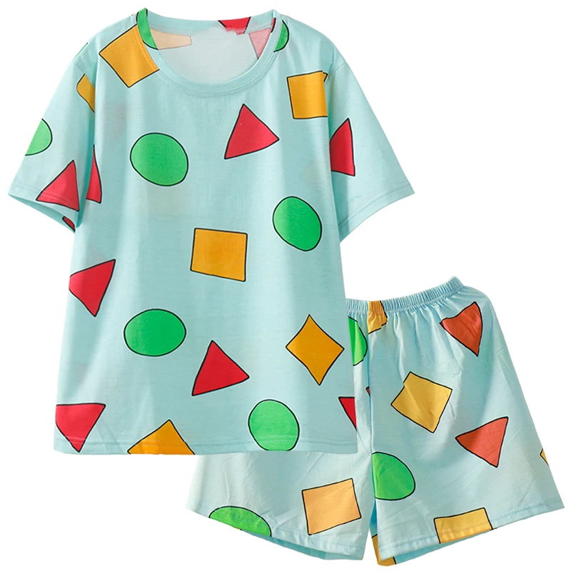Pijama Sin Chan Women's Pajamas Woman Summer Cotton Pajamas Sets for Young Women Sleepwear Suit Couples Pyjamas Home Clothes
Pijama Sin Chan Women's Pajamas Woman Summer Cotton Pajamas Sets for Young Women Sleepwear Suit Couples Pyjamas Home Clothes