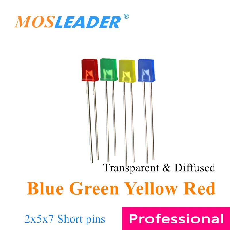 Светодиодный прожектор Mosleader, 1000 шт., 2x5x7 257, квадратный синий, зеленый, желтый, красный цвет, прозрачные рассеянные короткие булавки
Светодиодный прожектор Mosleader, 1000 шт., 2x5x7 257, квадратный синий, зеленый, желтый, красный цвет, прозрачные рассеянные короткие булавки