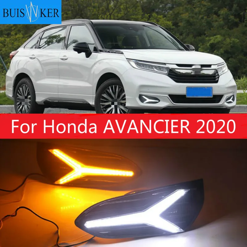 1 Set For Honda AVANCIER 2020 DRL Daytime Running Lights Daylight 12V ABS Fog Lamp Cover With Turn Yellow Signal Light
1 Set For Honda AVANCIER 2020 DRL Daytime Running Lights Daylight 12V ABS Fog Lamp Cover With Turn Yellow Signal Light