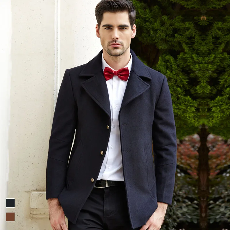 New Brand Men Woolen Coats Autumn Winter Casual Long Thickened Wool Jackets and Coat,Wedding Coats For Men
New Brand Men Woolen Coats Autumn Winter Casual Long Thickened Wool Jackets and Coat,Wedding Coats For Men