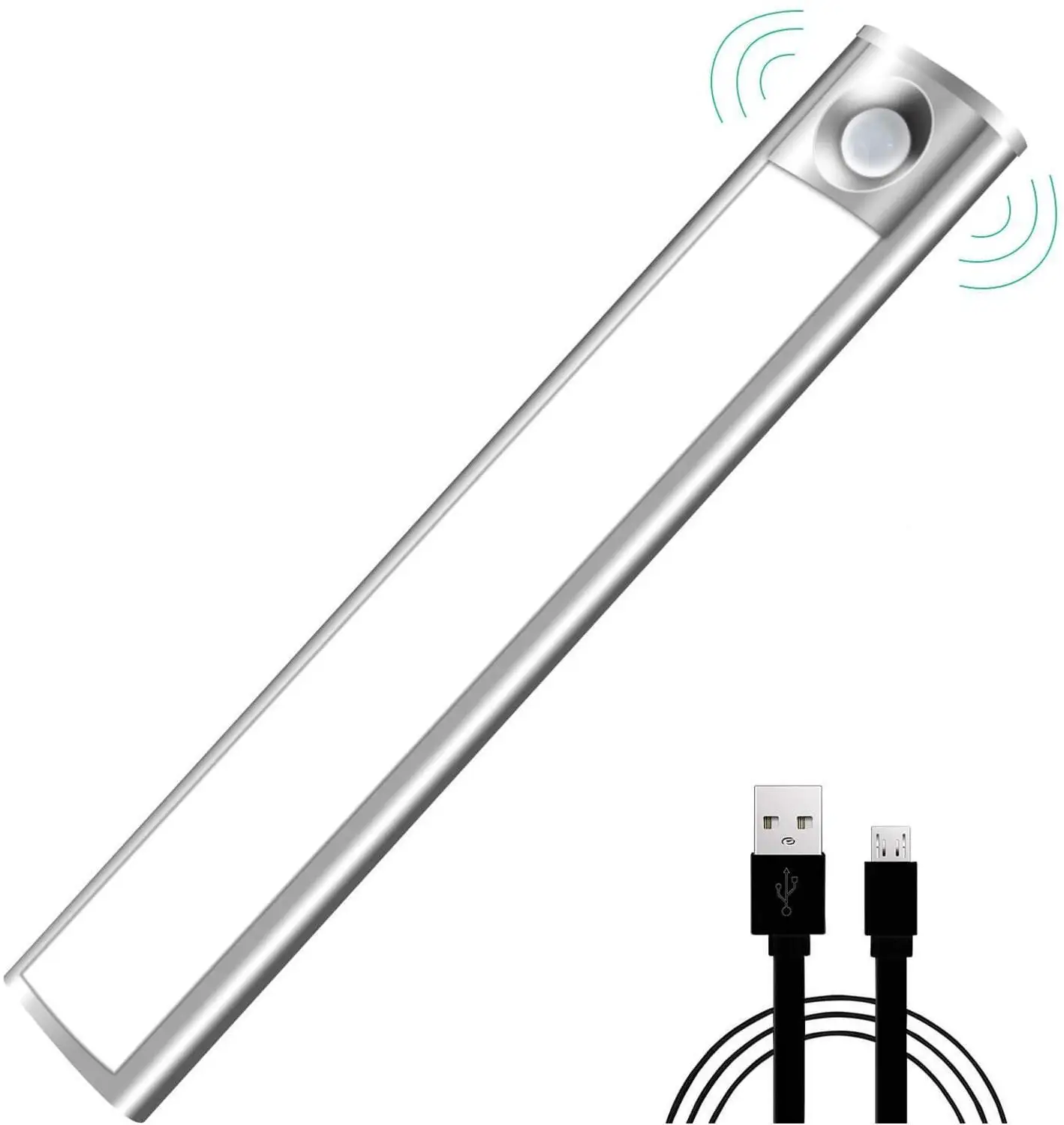 12 24 CM Wireless LED Under Cabinet Lighting Lamp USB Rechargeable Motion Sensor Closet Lights Aluminum Light For Kitchen Room
12 24 CM Wireless LED Under Cabinet Lighting Lamp USB Rechargeable Motion Sensor Closet Lights Aluminum Light For Kitchen Room