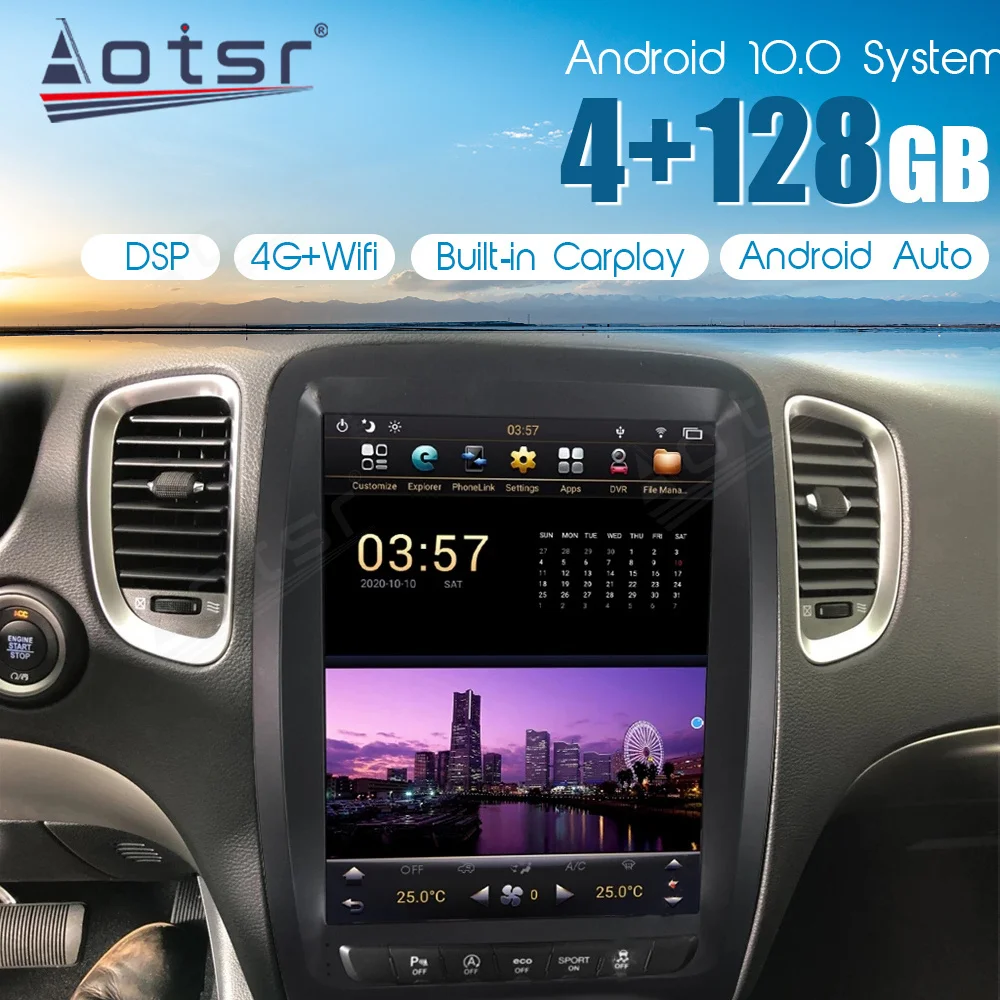 128 ГБ Вертикальный стиль Тесла Android 10 Автомобильный GPS-навигатор для Dodge Durango 2012 + Радио-магнитофон головное устройство мультимедийный плеер
128 ГБ Вертикальный стиль Тесла Android 10 Автомобильный GPS-навигатор для Dodge Durango 2012 + Радио-магнитофон головное устройство мультимедийный плеер
