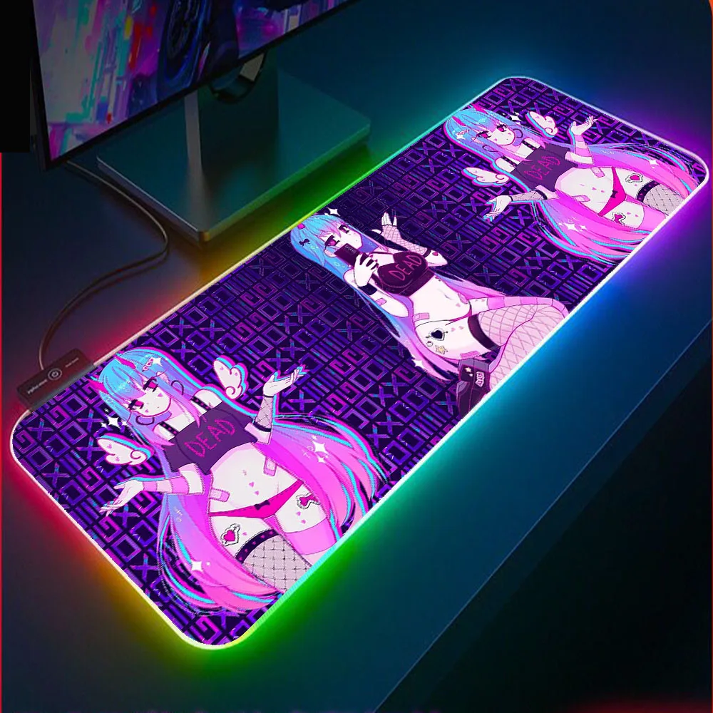 Коврик для мыши Moneko с аниме, RGB, большой коврик для мыши, большой компьютерный коврик для мыши со светодиодной подсветкой XXL, коврик для клавиатуры, Настольный коврик
Коврик для мыши Moneko с аниме, RGB, большой коврик для мыши, большой компьютерный коврик для мыши со светодиодной подсветкой XXL, коврик для клавиатуры, Настольный коврик