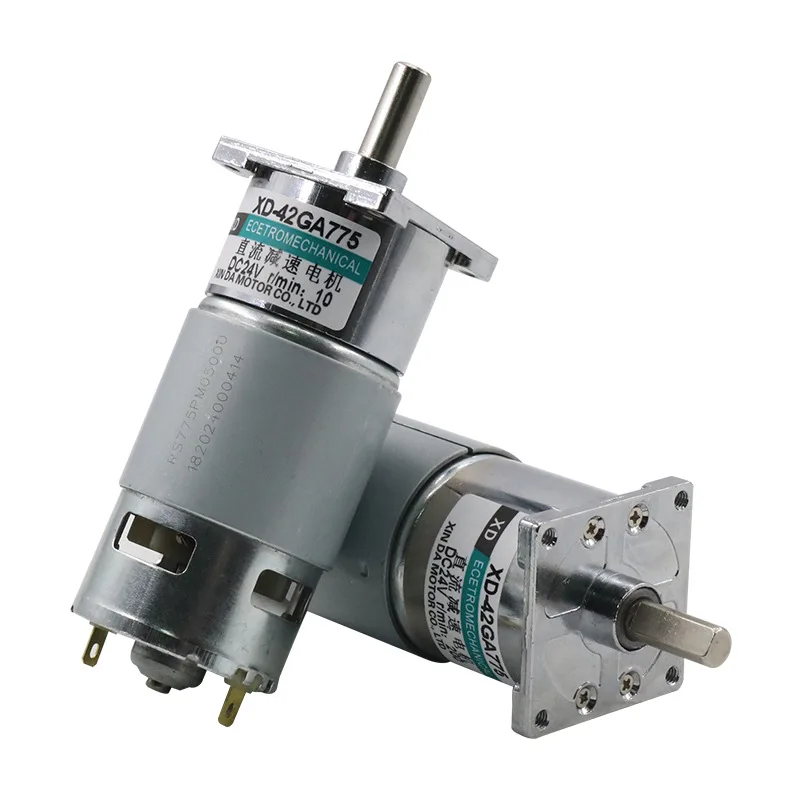 25W DC Gear Motor 12V/24V High Power High Torque Mute Motor 775 Motor Forward and Reverse Speed Regulating Motor
25W DC Gear Motor 12V/24V High Power High Torque Mute Motor 775 Motor Forward and Reverse Speed Regulating Motor