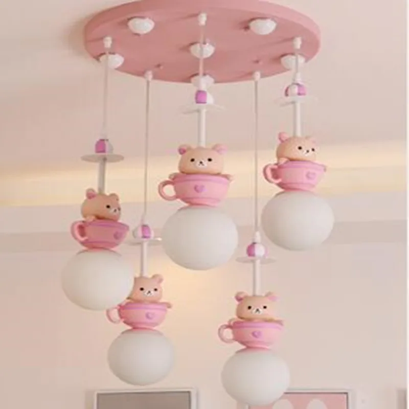 Cute Children Room Personalized Chandelier Cartoon Warm Little Cup Bear Girl Room Light Led Nordic Baby Bedroom Decorative Light
Cute Children Room Personalized Chandelier Cartoon Warm Little Cup Bear Girl Room Light Led Nordic Baby Bedroom Decorative Light