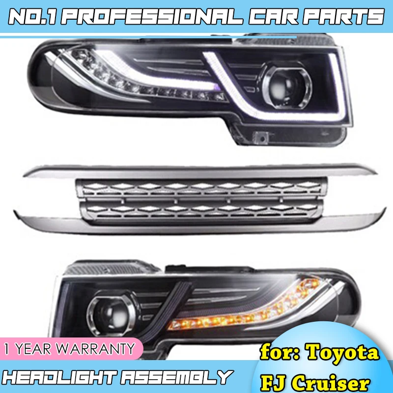 car accessories For Toyota FJ Cruiser 2007-2014 LED Headlight Halo HID Lamp + Tail Lights + Grille
car accessories For Toyota FJ Cruiser 2007-2014 LED Headlight Halo HID Lamp + Tail Lights + Grille