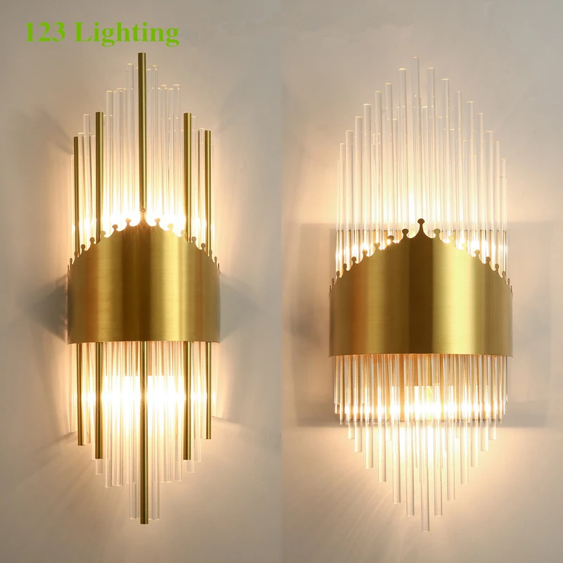 Creative Gold Crown Metal Wall lamps Parlor Hotel Hall Aisle Wall Sconce E14 LED Bulb Crystal Loft Decoration Lighting 110/220V
Creative Gold Crown Metal Wall lamps Parlor Hotel Hall Aisle Wall Sconce E14 LED Bulb Crystal Loft Decoration Lighting 110/220V