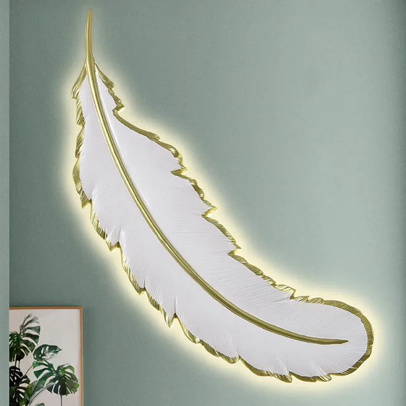 Nordic Resin Feather Wall Lamp Modern Living Room Decor Bedroom Wall Light Study Bar Dining Room Bathroom Mirror Light Fixture
Nordic Resin Feather Wall Lamp Modern Living Room Decor Bedroom Wall Light Study Bar Dining Room Bathroom Mirror Light Fixture
