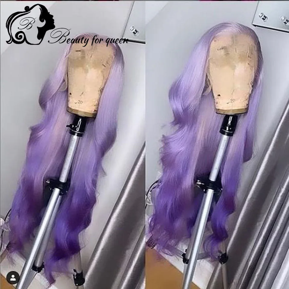 Purple Body Wave Transparent 13x6 Lace Frontal Wigs High Quality Colored Straight Brazilian Human Hair Wig 180 Density For Women
Purple Body Wave Transparent 13x6 Lace Frontal Wigs High Quality Colored Straight Brazilian Human Hair Wig 180 Density For Women