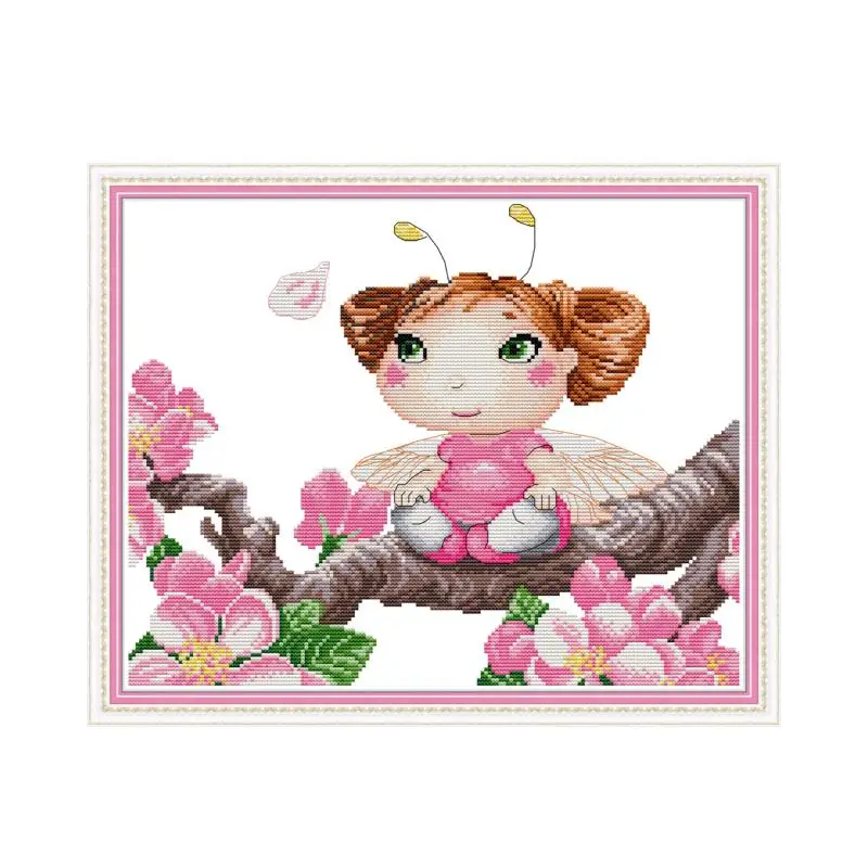 Набор для вышивки крестиком «пчела Фея на персиковом дереве», Набор для вышивки крестиком aida 14ct 11ct, детская вышивка, рукоделие «сделай сам»
Набор для вышивки крестиком «пчела Фея на персиковом дереве», Набор для вышивки крестиком aida 14ct 11ct, детская вышивка, рукоделие «сделай сам»