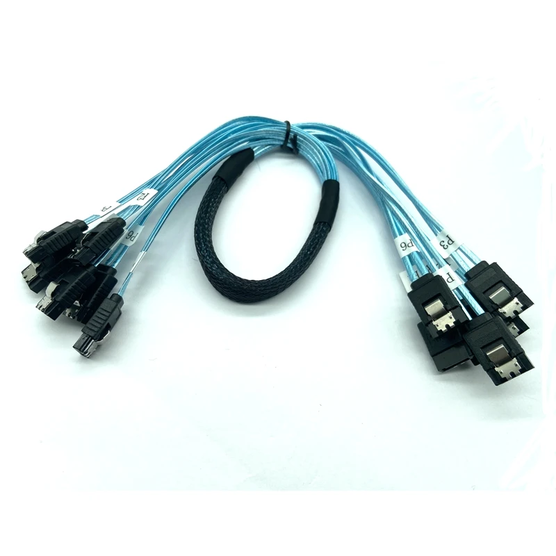 SATA III 6Gbps SAS Cable for Server SATA 7 Pin to SATA 7 Pin Hard Drive Data Cable 6SATA to 6SATA
SATA III 6Gbps SAS Cable for Server SATA 7 Pin to SATA 7 Pin Hard Drive Data Cable 6SATA to 6SATA