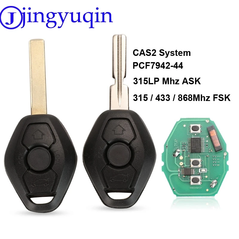 Jingyuqin CAS2 Система Автомобильный Дистанционный ключ для BMW 3/5 7 серии 315LP Mhz с чипом ID46-7945 HU58 HU92 Blade
Jingyuqin CAS2 Система Автомобильный Дистанционный ключ для BMW 3/5 7 серии 315LP Mhz с чипом ID46-7945 HU58 HU92 Blade