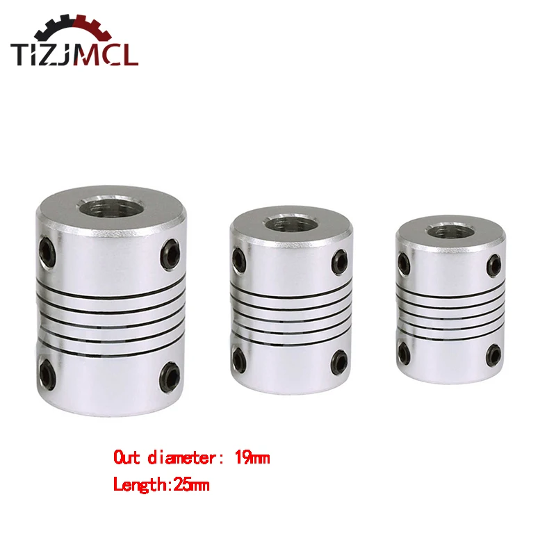 D19L25 Aluminum Flexible Coupling For Stepper Motor Coupler Shaft Couplings 3D Printer 3mm 4mm 5mm 6mm 6.35mm 8mm 10mm OD19x25mm
D19L25 Aluminum Flexible Coupling For Stepper Motor Coupler Shaft Couplings 3D Printer 3mm 4mm 5mm 6mm 6.35mm 8mm 10mm OD19x25mm