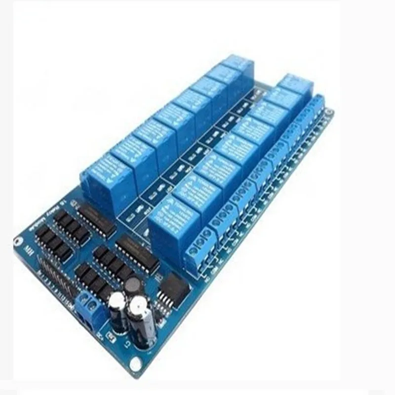 16-way relay module 5V 12V control board with optocoupler protection belt LM2596 power supply
16-way relay module 5V 12V control board with optocoupler protection belt LM2596 power supply