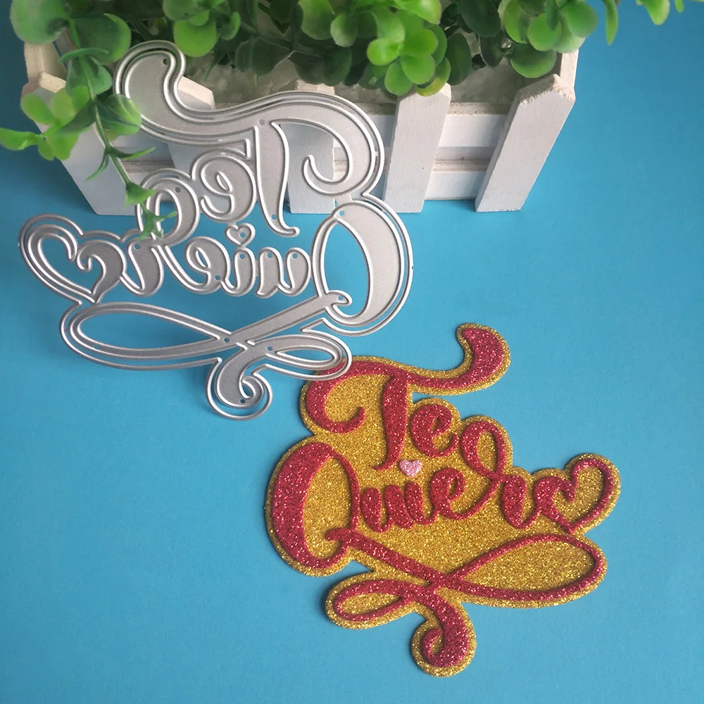 New Spanish Valentine's Day I Love You cutting dies DIY scrapbook, embossed card, photo album decoration, handmade crafts
New Spanish Valentine's Day I Love You cutting dies DIY scrapbook, embossed card, photo album decoration, handmade crafts