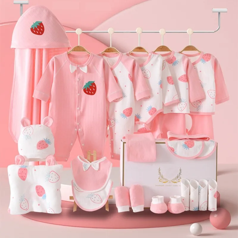 22/24pcs 100% Cotton Newborn Baby Clothes Sets 0-6 M Baby Clothes Set Baby Four Season Clothes Suit Unisex Without Box 2022
22/24pcs 100% Cotton Newborn Baby Clothes Sets 0-6 M Baby Clothes Set Baby Four Season Clothes Suit Unisex Without Box 2022