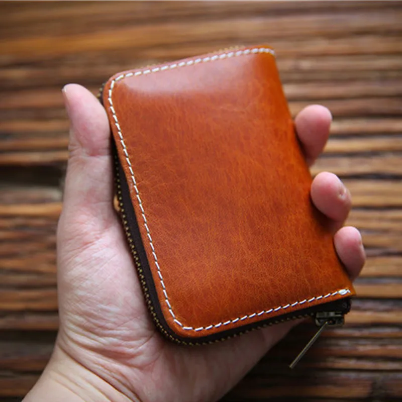 LEACOOL Small Genuine Leather Wallet Vintage Handmade Mini Women Wallets Purses Female Short Card Holrder Coin Zipper Purse
LEACOOL Small Genuine Leather Wallet Vintage Handmade Mini Women Wallets Purses Female Short Card Holrder Coin Zipper Purse