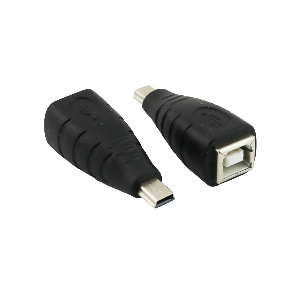10x USB 2.0 Type B Printer Female to Mini USB 5 Pin Male Plug Adapter Convertor Black
10x USB 2.0 Type B Printer Female to Mini USB 5 Pin Male Plug Adapter Convertor Black
