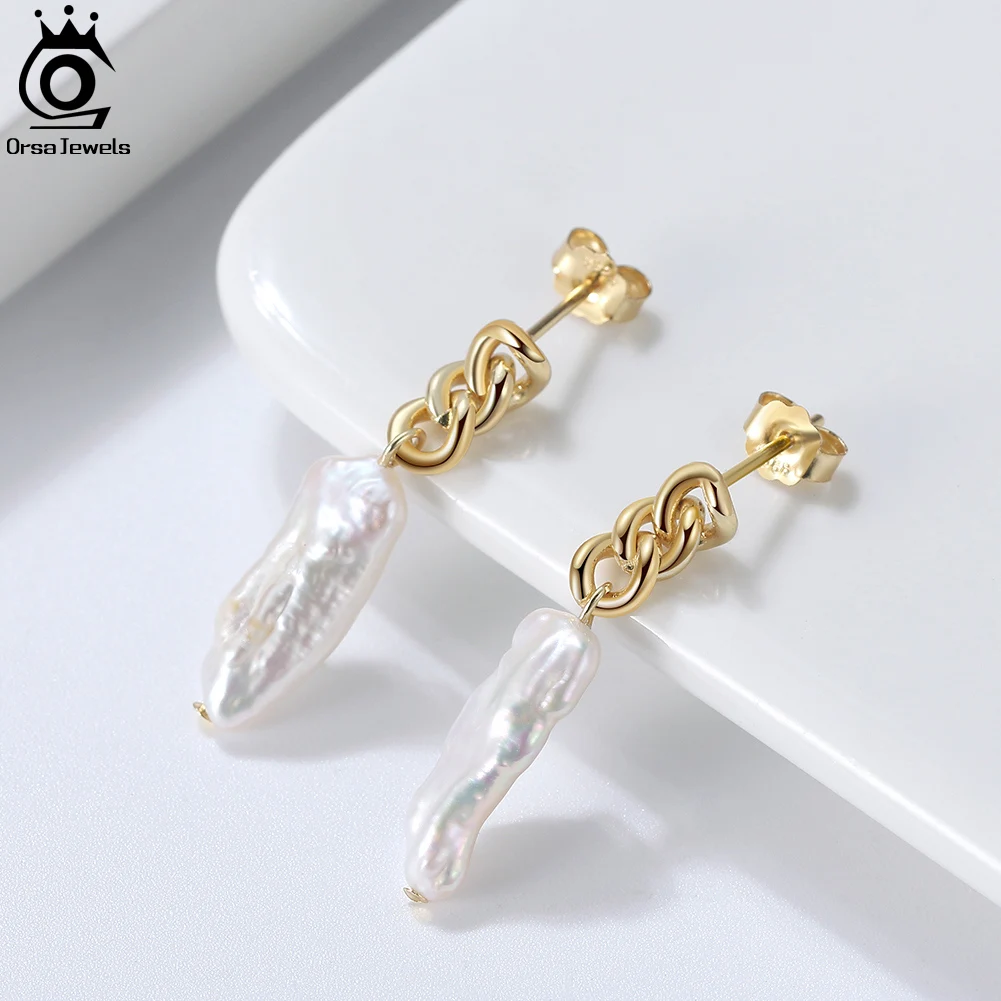 ORSA JEWELS стерлингового серебра 925 пробы с пресноводным жемчугом в стиле барокко, вечерние классические подвески, свадебные украшения, подарок для женщин GPE11
ORSA JEWELS стерлингового серебра 925 пробы с пресноводным жемчугом в стиле барокко, вечерние классические подвески, свадебные украшения, подарок для женщин GPE11