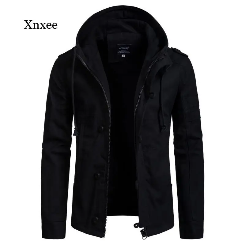 New Men's Jacket Army Green Fashion Military Uniform Wide Waist Coat Casual Cotton Hooded Windbreaker Coat Coat Men
New Men's Jacket Army Green Fashion Military Uniform Wide Waist Coat Casual Cotton Hooded Windbreaker Coat Coat Men