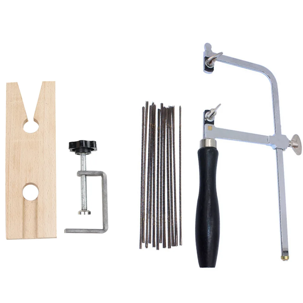 U-Shaped Jewelry Jig Saw With Bow Saw Blade Kit Wooden Table Stopper with Clip DIY Model Cutting Tools Handheld Jewelry Tools
U-Shaped Jewelry Jig Saw With Bow Saw Blade Kit Wooden Table Stopper with Clip DIY Model Cutting Tools Handheld Jewelry Tools