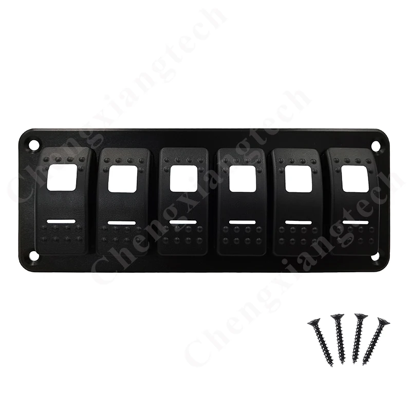 6 Gang Aluminum Rocker Switch Panel White Led On Off Toggle Switch IP65 Car Boat Marine Yatch Caravans DIY
6 Gang Aluminum Rocker Switch Panel White Led On Off Toggle Switch IP65 Car Boat Marine Yatch Caravans DIY