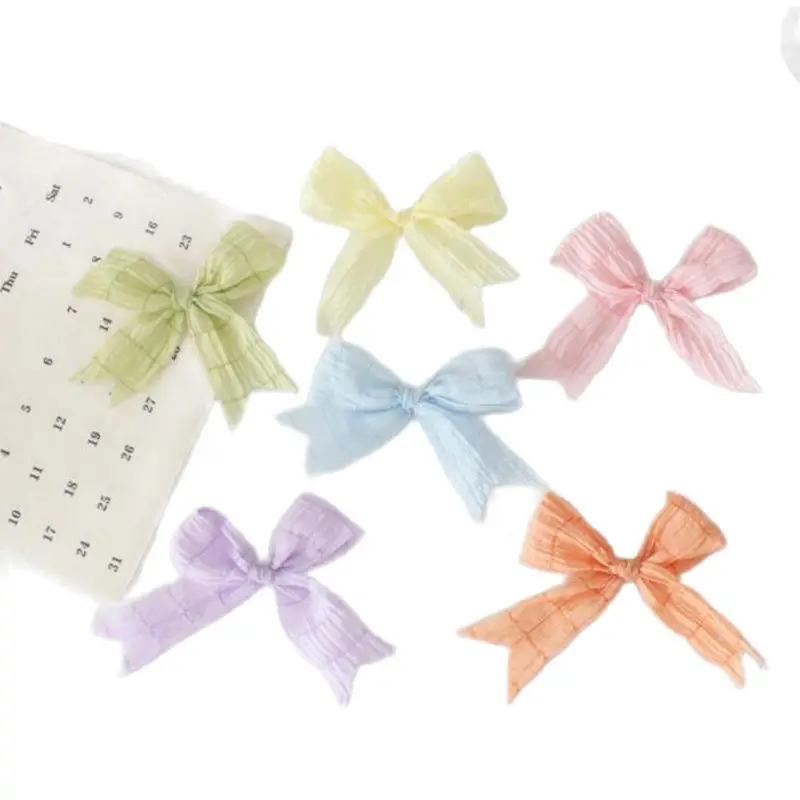 New Spring Fabric Bow Patches Colorful Bowknot Brooch Accessories DIY Clothing Children Headwear Decoration Material
New Spring Fabric Bow Patches Colorful Bowknot Brooch Accessories DIY Clothing Children Headwear Decoration Material