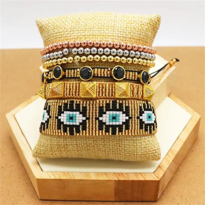 ZHONGVI Punk Bracelet For Men Mexico Armband Jewelry Ladies Pulseras Mujer Moda Miyuki Evil Eye Bracelets Women Handmade
ZHONGVI Punk Bracelet For Men Mexico Armband Jewelry Ladies Pulseras Mujer Moda Miyuki Evil Eye Bracelets Women Handmade