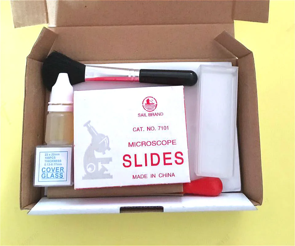 Microscope Cleaning Tool Accessories Set Slides Coverslip Kit Cover Glass Solides Box Dropper Sweep 1 Set Tota
Microscope Cleaning Tool Accessories Set Slides Coverslip Kit Cover Glass Solides Box Dropper Sweep 1 Set Tota