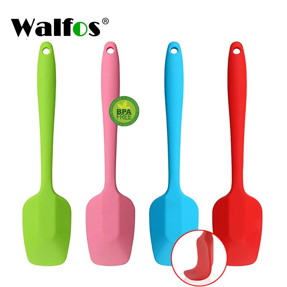 WALFOS 1 Piece Silicone Scraper, Silicone Spatula, Silicone Baking Scraper / Kitchen Scraper Silicone Mold Bakeware
WALFOS 1 Piece Silicone Scraper, Silicone Spatula, Silicone Baking Scraper / Kitchen Scraper Silicone Mold Bakeware