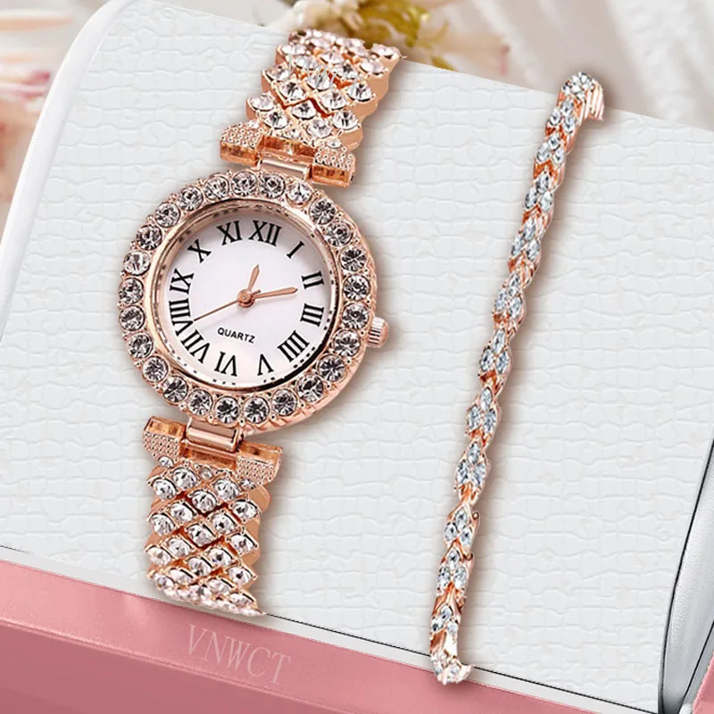 Starry sky 2pcs Women Bracelet Watches Steel belt Love Steel belt Rhinestone Quartz Wrist Watch Luxury Fashion Watch for women
Starry sky 2pcs Women Bracelet Watches Steel belt Love Steel belt Rhinestone Quartz Wrist Watch Luxury Fashion Watch for women