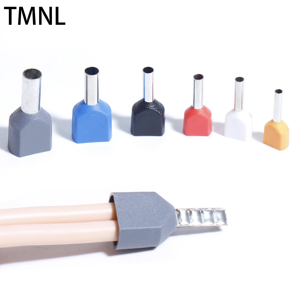 Ferrules Terminal Block Cord Double tubular Connector Electrical Crimping Copper Wire Terminator pressed Multiple styles Sleeve
Ferrules Terminal Block Cord Double tubular Connector Electrical Crimping Copper Wire Terminator pressed Multiple styles Sleeve
